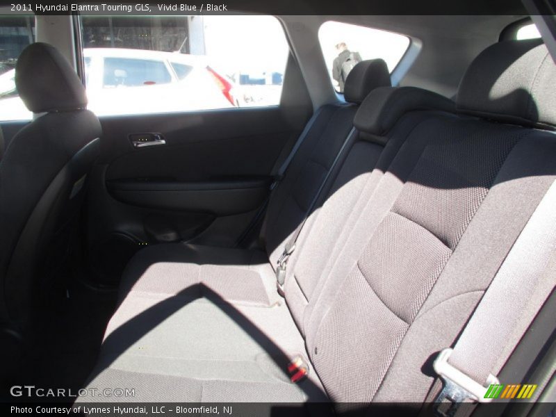 Vivid Blue / Black 2011 Hyundai Elantra Touring GLS