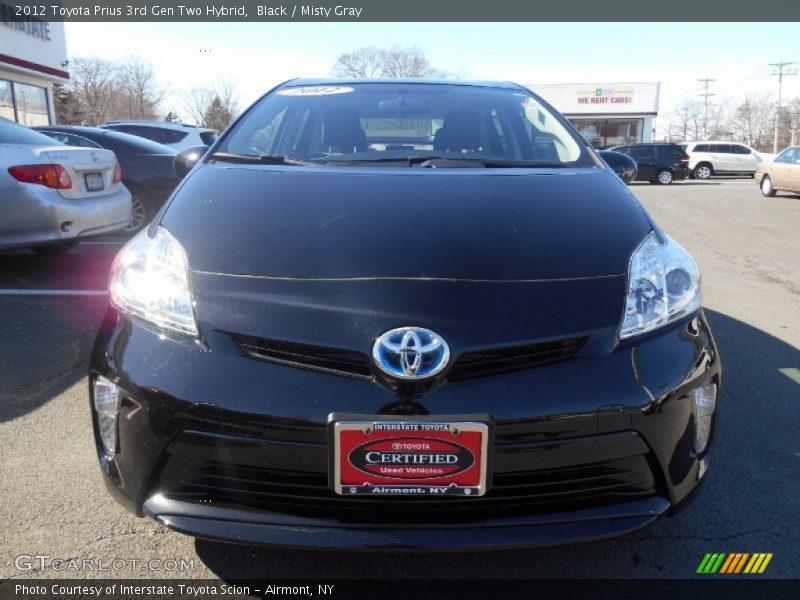 Black / Misty Gray 2012 Toyota Prius 3rd Gen Two Hybrid