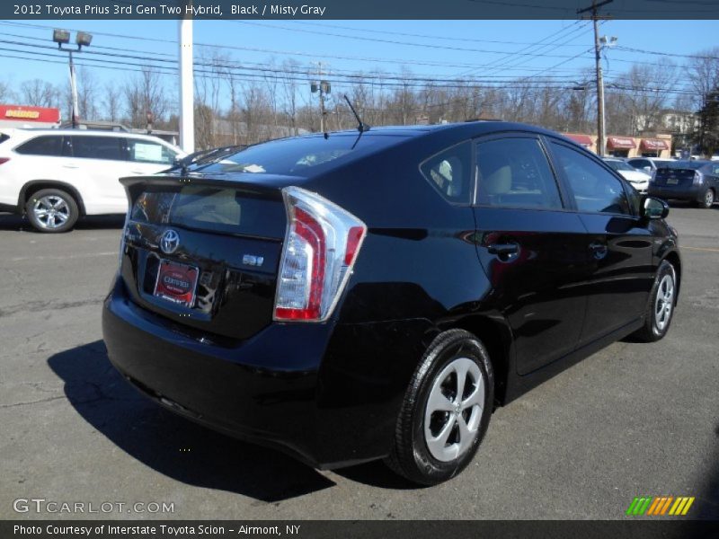 Black / Misty Gray 2012 Toyota Prius 3rd Gen Two Hybrid