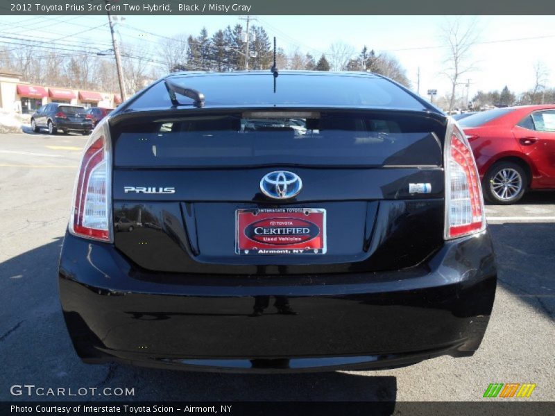 Black / Misty Gray 2012 Toyota Prius 3rd Gen Two Hybrid