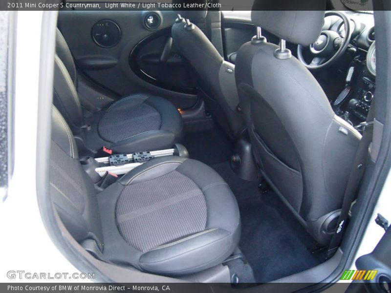 Light White / Light Tobacco Leather/Cloth 2011 Mini Cooper S Countryman