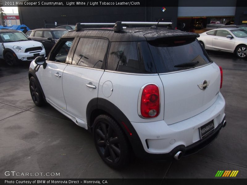 Light White / Light Tobacco Leather/Cloth 2011 Mini Cooper S Countryman