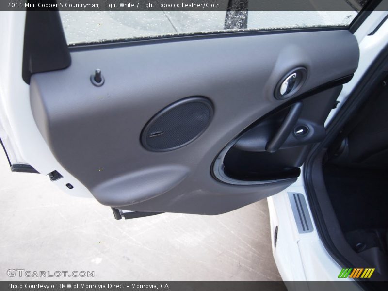 Light White / Light Tobacco Leather/Cloth 2011 Mini Cooper S Countryman