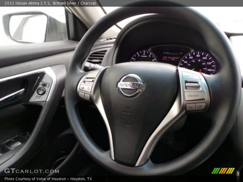 Brilliant Silver / Charcoal 2013 Nissan Altima 2.5 S