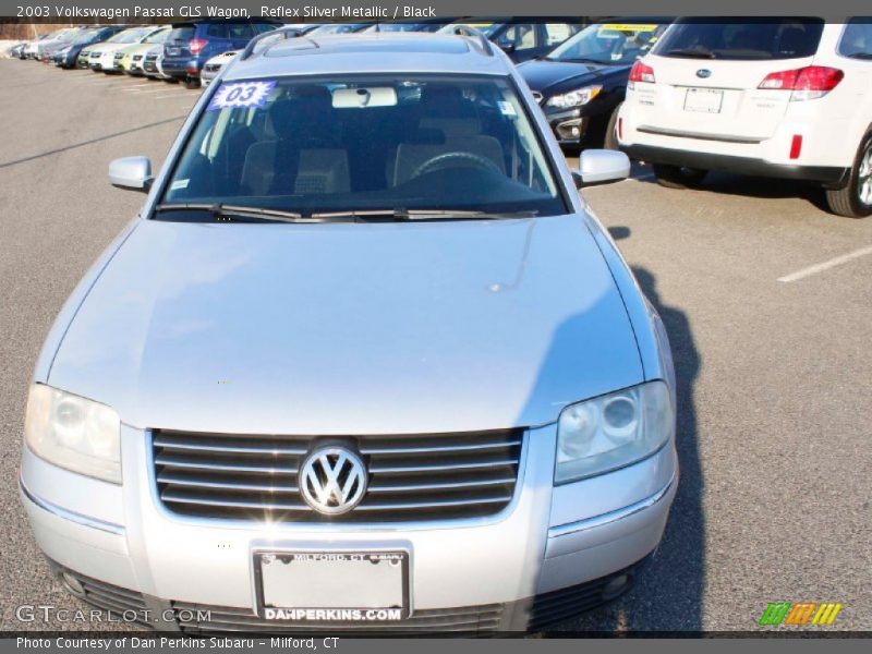 Reflex Silver Metallic / Black 2003 Volkswagen Passat GLS Wagon