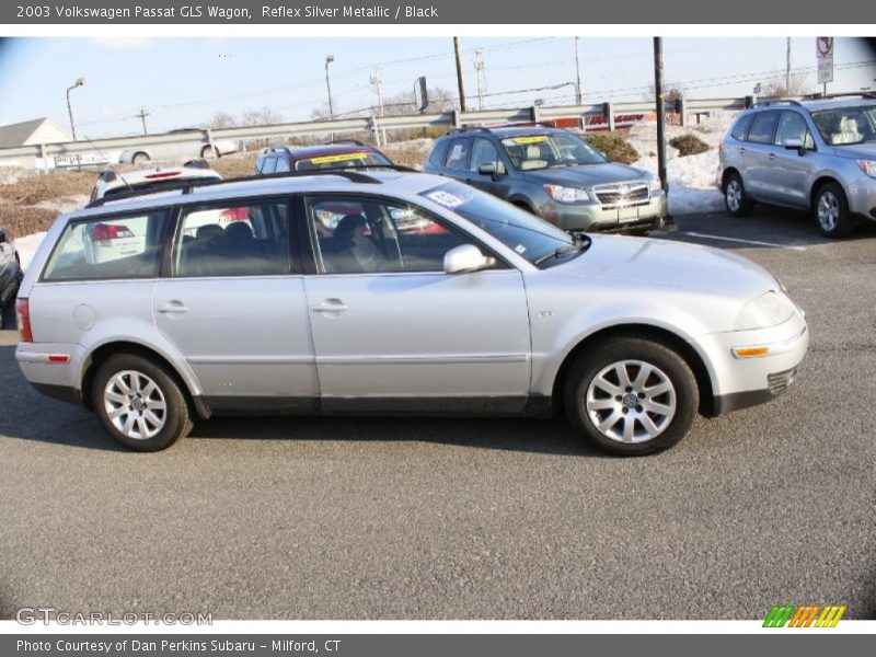 Reflex Silver Metallic / Black 2003 Volkswagen Passat GLS Wagon