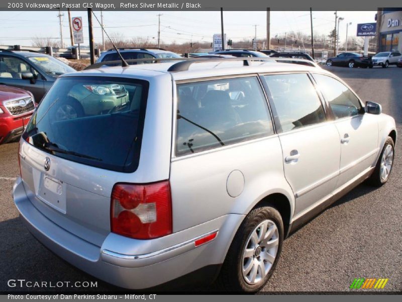Reflex Silver Metallic / Black 2003 Volkswagen Passat GLS Wagon