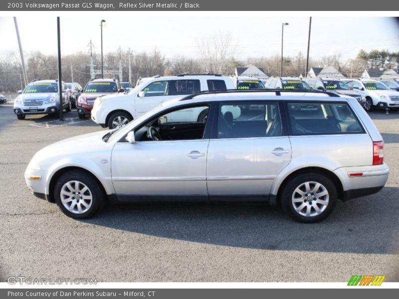 Reflex Silver Metallic / Black 2003 Volkswagen Passat GLS Wagon