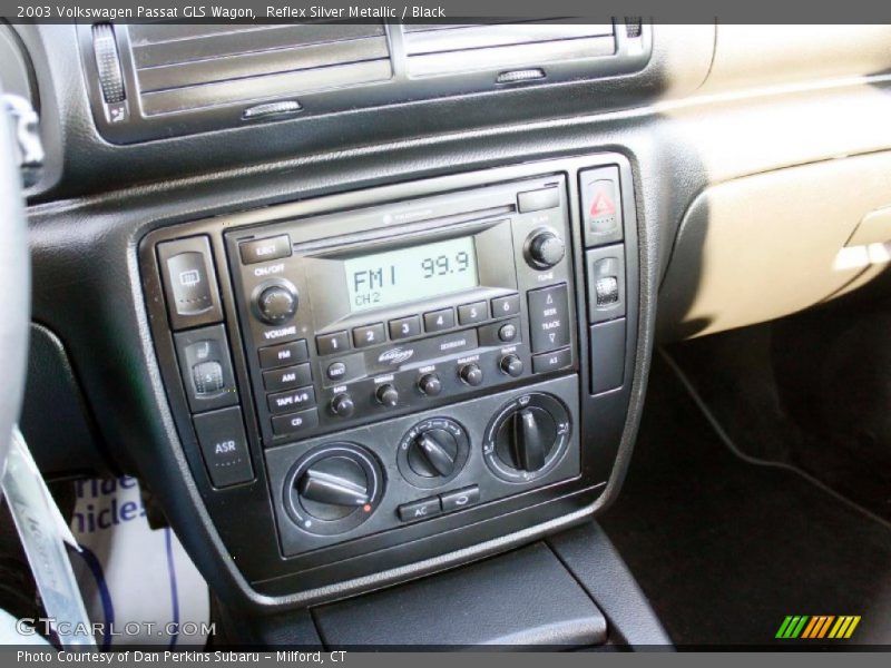 Reflex Silver Metallic / Black 2003 Volkswagen Passat GLS Wagon
