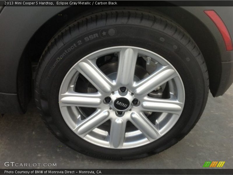 Eclipse Gray Metallic / Carbon Black 2013 Mini Cooper S Hardtop