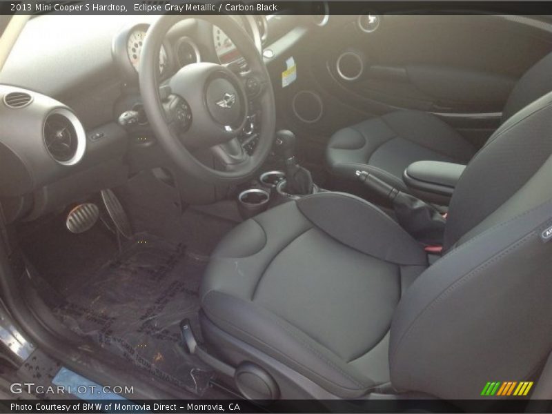 Eclipse Gray Metallic / Carbon Black 2013 Mini Cooper S Hardtop