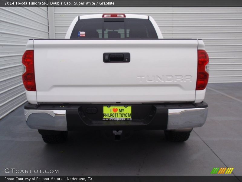 Super White / Graphite 2014 Toyota Tundra SR5 Double Cab