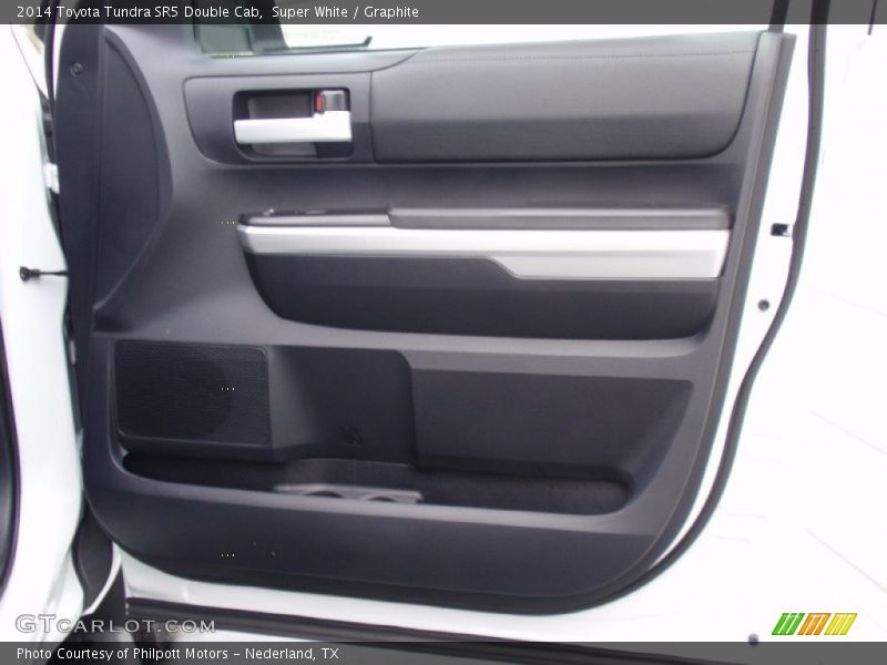 Super White / Graphite 2014 Toyota Tundra SR5 Double Cab