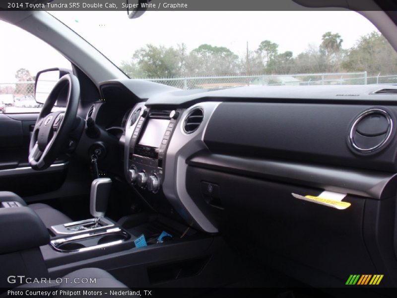 Super White / Graphite 2014 Toyota Tundra SR5 Double Cab