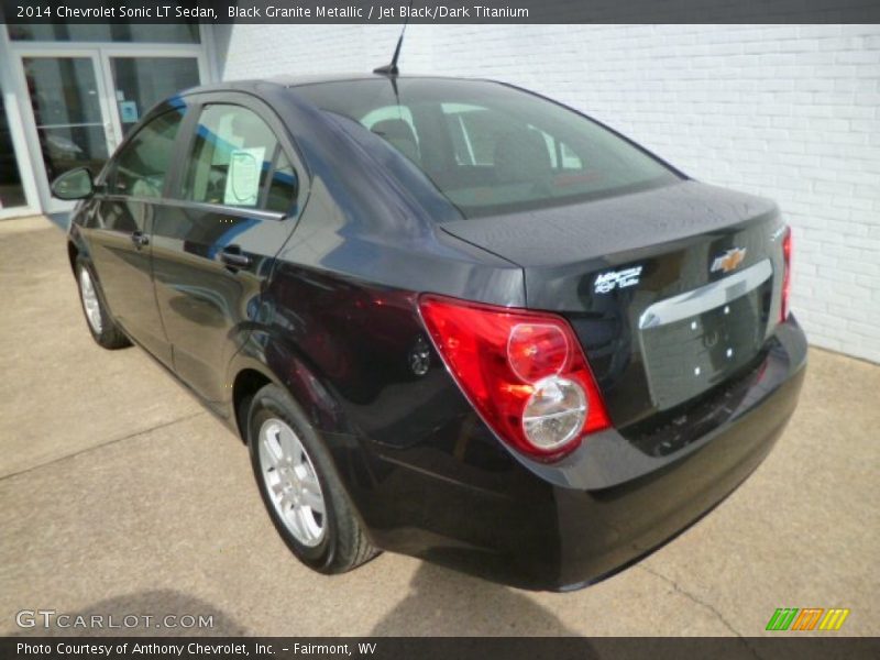 Black Granite Metallic / Jet Black/Dark Titanium 2014 Chevrolet Sonic LT Sedan