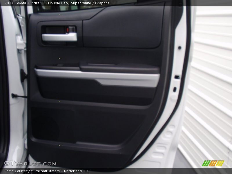 Super White / Graphite 2014 Toyota Tundra SR5 Double Cab
