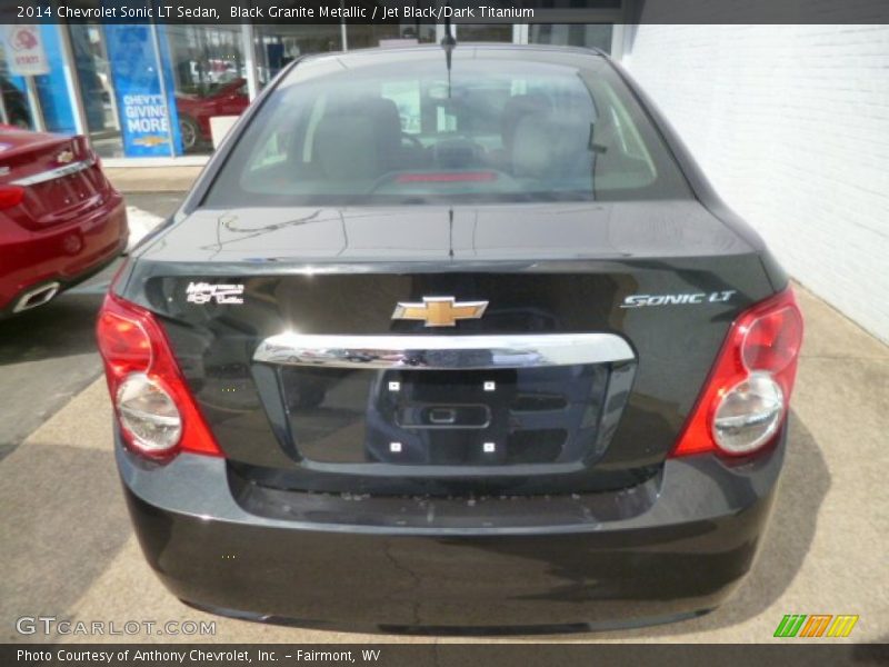 Black Granite Metallic / Jet Black/Dark Titanium 2014 Chevrolet Sonic LT Sedan