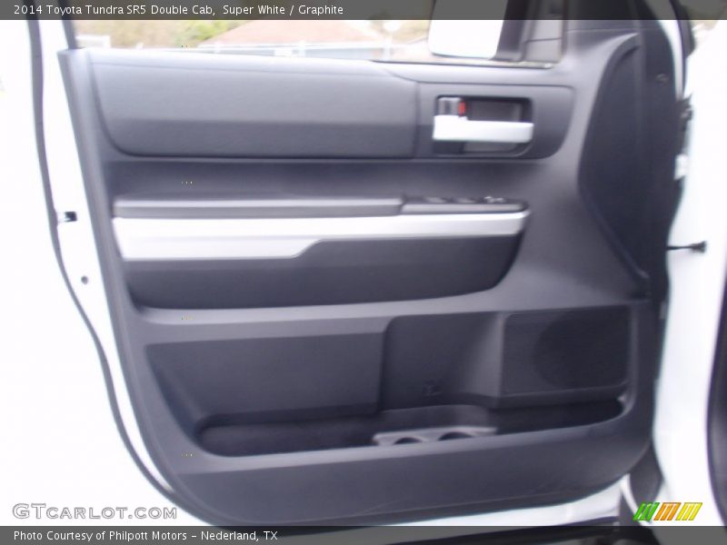 Super White / Graphite 2014 Toyota Tundra SR5 Double Cab