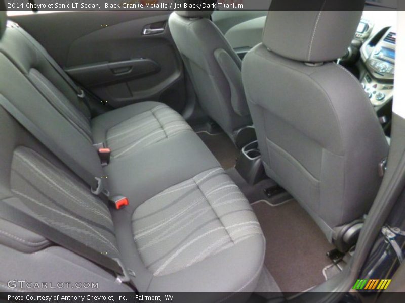Black Granite Metallic / Jet Black/Dark Titanium 2014 Chevrolet Sonic LT Sedan