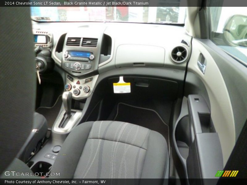 Black Granite Metallic / Jet Black/Dark Titanium 2014 Chevrolet Sonic LT Sedan