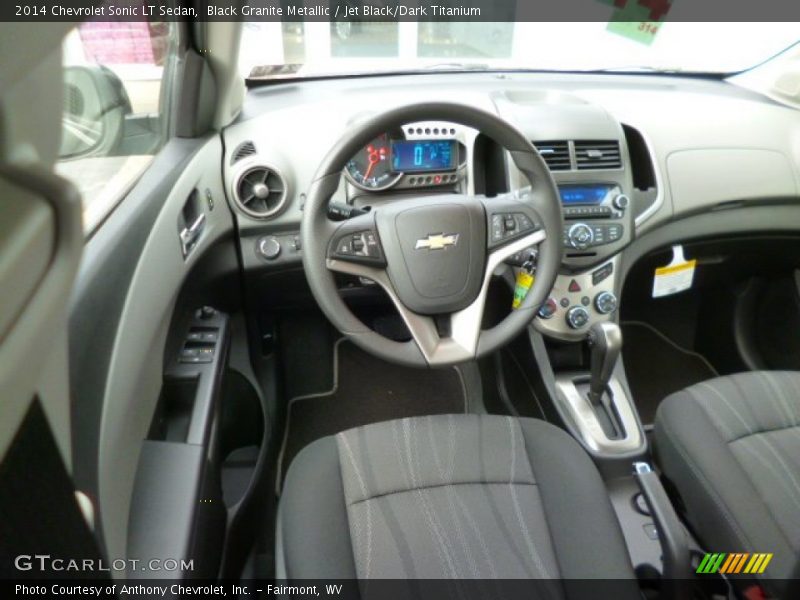 Black Granite Metallic / Jet Black/Dark Titanium 2014 Chevrolet Sonic LT Sedan