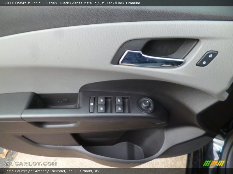 Black Granite Metallic / Jet Black/Dark Titanium 2014 Chevrolet Sonic LT Sedan