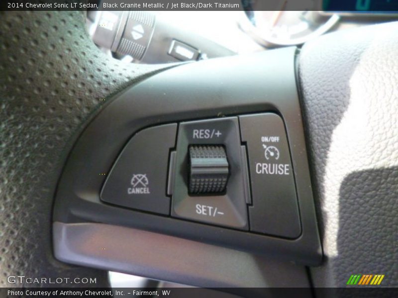 Black Granite Metallic / Jet Black/Dark Titanium 2014 Chevrolet Sonic LT Sedan