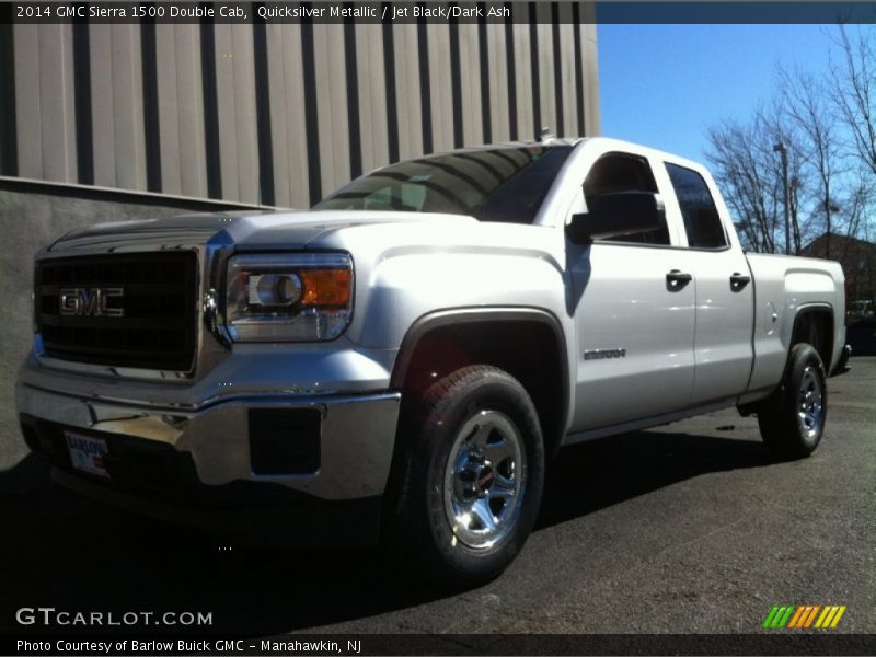 Quicksilver Metallic / Jet Black/Dark Ash 2014 GMC Sierra 1500 Double Cab