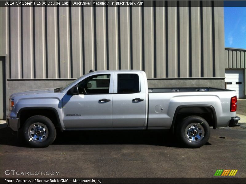 Quicksilver Metallic / Jet Black/Dark Ash 2014 GMC Sierra 1500 Double Cab