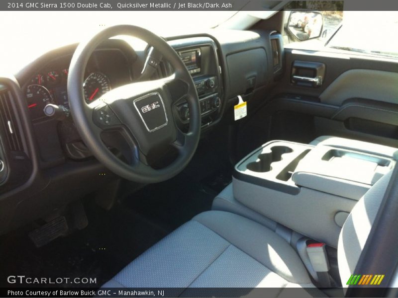 Quicksilver Metallic / Jet Black/Dark Ash 2014 GMC Sierra 1500 Double Cab