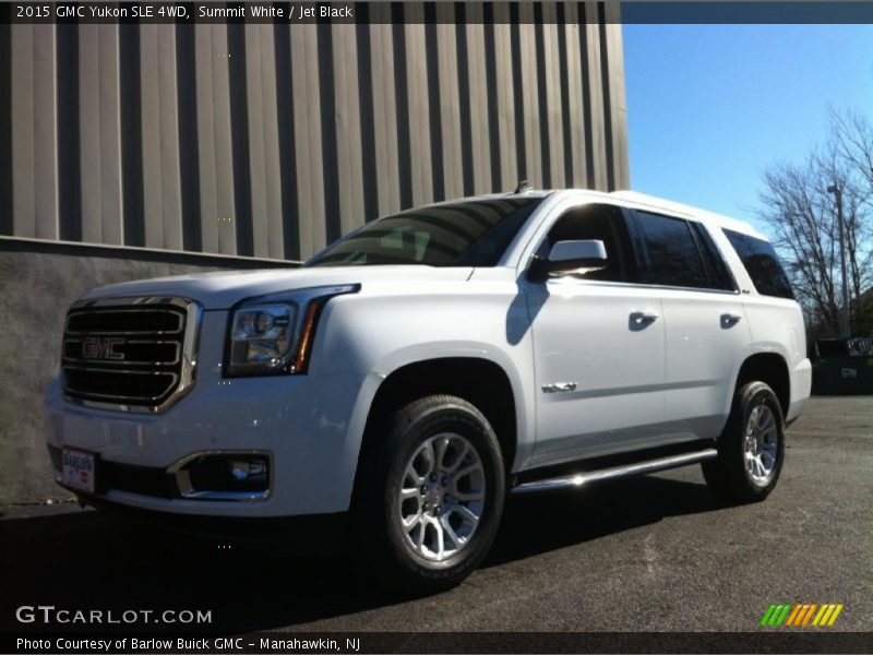 Summit White / Jet Black 2015 GMC Yukon SLE 4WD