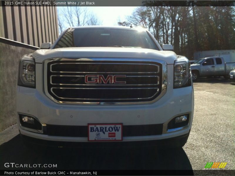 Summit White / Jet Black 2015 GMC Yukon SLE 4WD