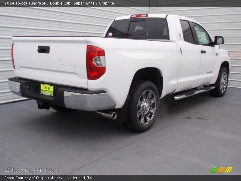 Super White / Graphite 2014 Toyota Tundra SR5 Double Cab
