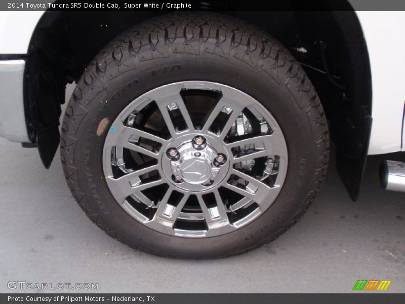 Super White / Graphite 2014 Toyota Tundra SR5 Double Cab