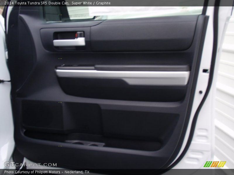Super White / Graphite 2014 Toyota Tundra SR5 Double Cab