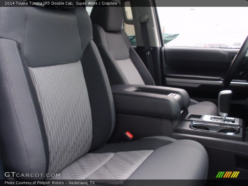 Super White / Graphite 2014 Toyota Tundra SR5 Double Cab