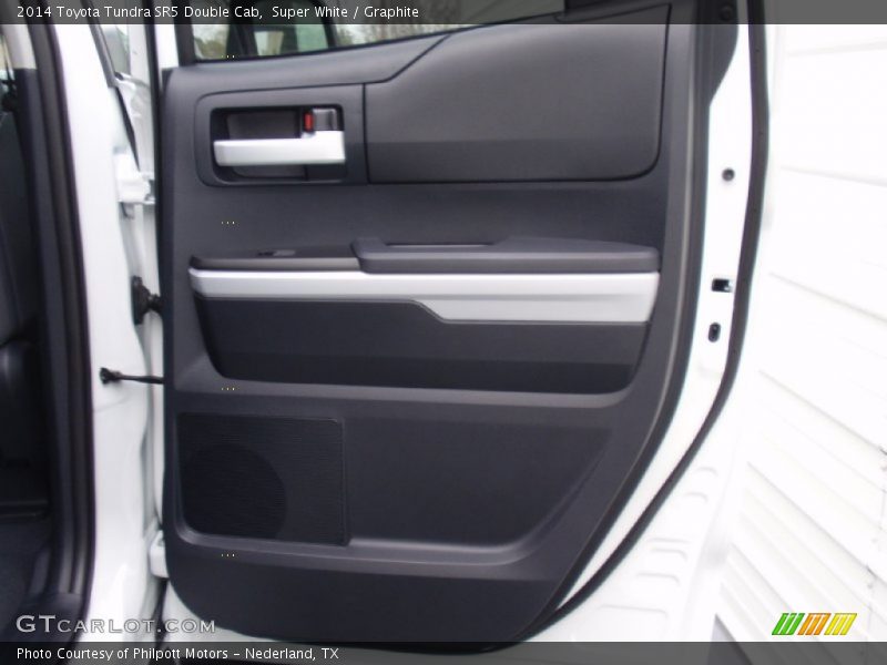 Super White / Graphite 2014 Toyota Tundra SR5 Double Cab