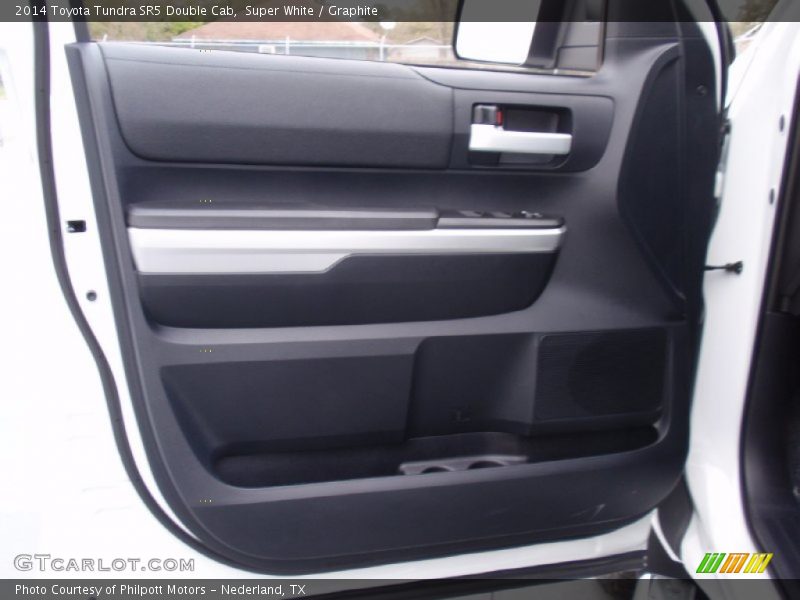 Super White / Graphite 2014 Toyota Tundra SR5 Double Cab