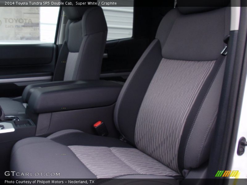 Super White / Graphite 2014 Toyota Tundra SR5 Double Cab