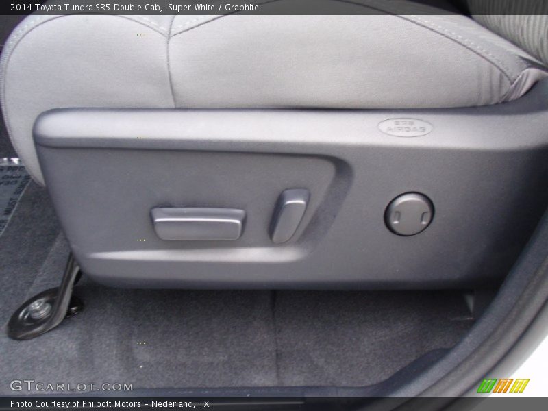 Super White / Graphite 2014 Toyota Tundra SR5 Double Cab