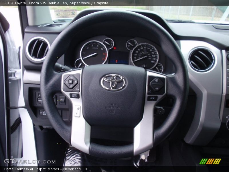 Super White / Graphite 2014 Toyota Tundra SR5 Double Cab