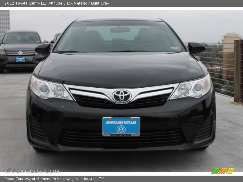 Attitude Black Metallic / Light Gray 2012 Toyota Camry LE