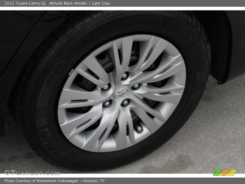 Attitude Black Metallic / Light Gray 2012 Toyota Camry LE