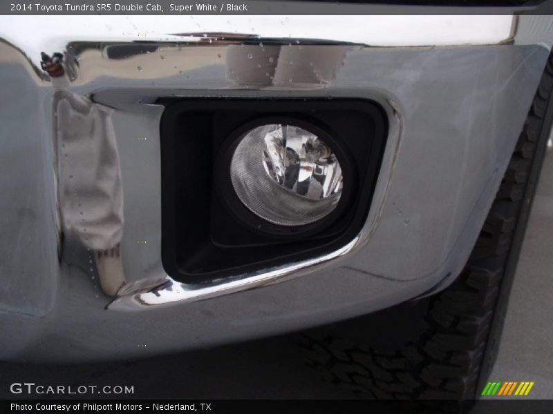 Super White / Black 2014 Toyota Tundra SR5 Double Cab