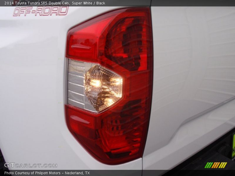Super White / Black 2014 Toyota Tundra SR5 Double Cab