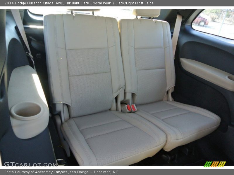 Brilliant Black Crystal Pearl / Black/Light Frost Beige 2014 Dodge Durango Citadel AWD