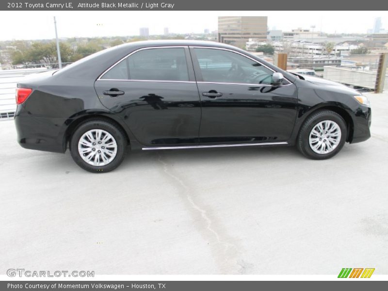 Attitude Black Metallic / Light Gray 2012 Toyota Camry LE
