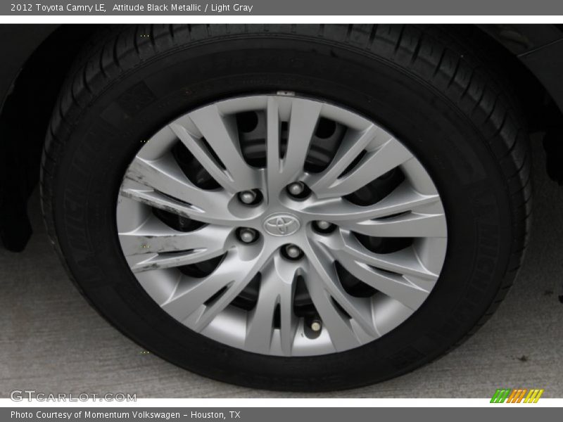 Attitude Black Metallic / Light Gray 2012 Toyota Camry LE