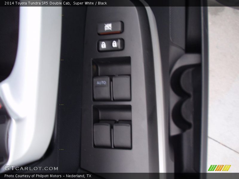 Super White / Black 2014 Toyota Tundra SR5 Double Cab
