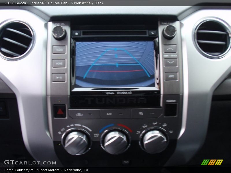 Super White / Black 2014 Toyota Tundra SR5 Double Cab